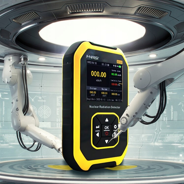 Geiger counter detector nuclear radiation LCD dosimeter FNIRSI GC01 Power supply rechargeable battery