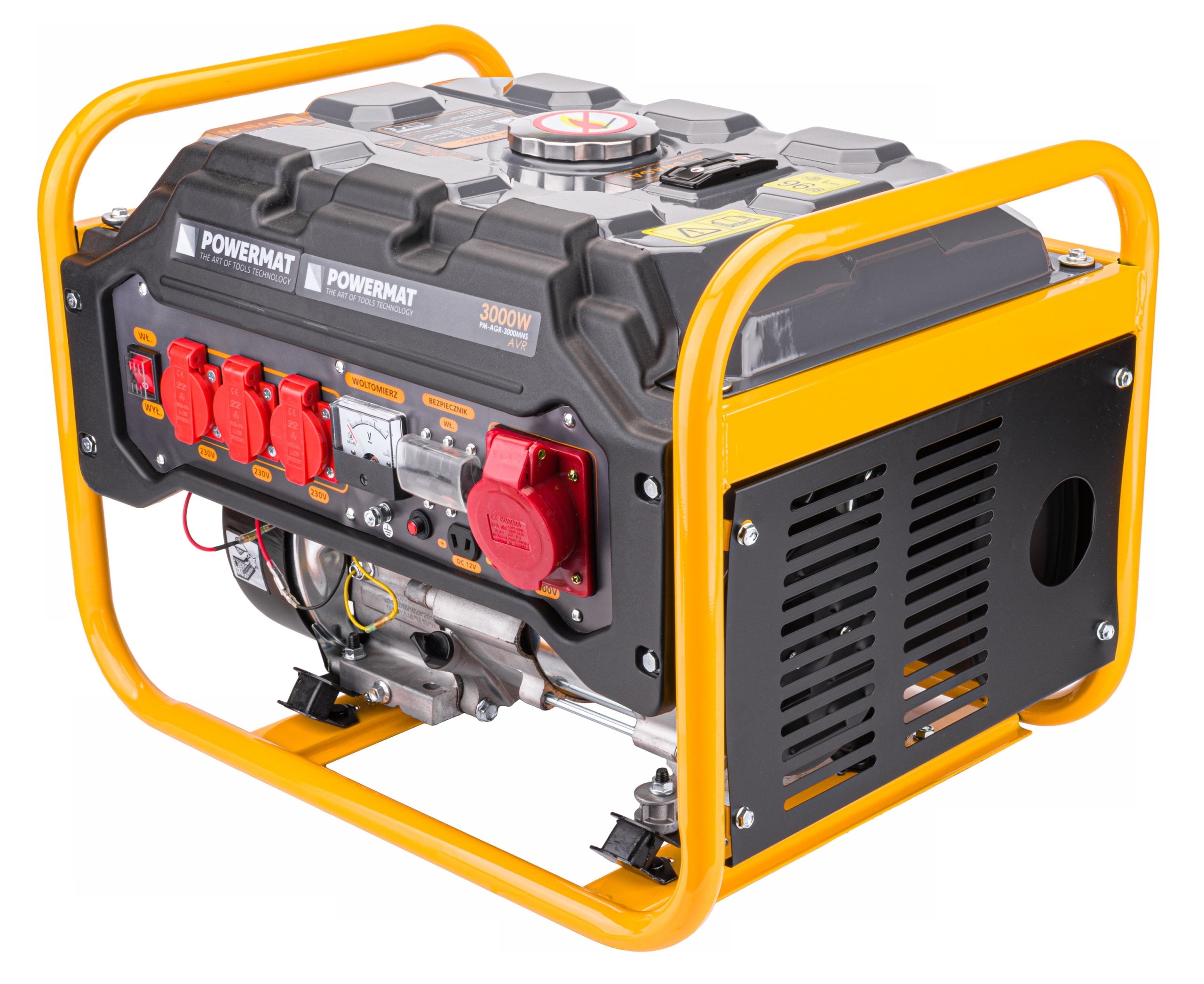 Generator 3000W 230V 12V 400V Product weight with unit packaging 37.5 kg