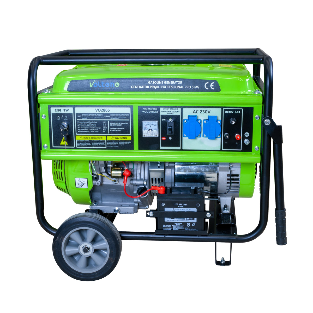 Generator currents POWERFUL on Honda components 5kW