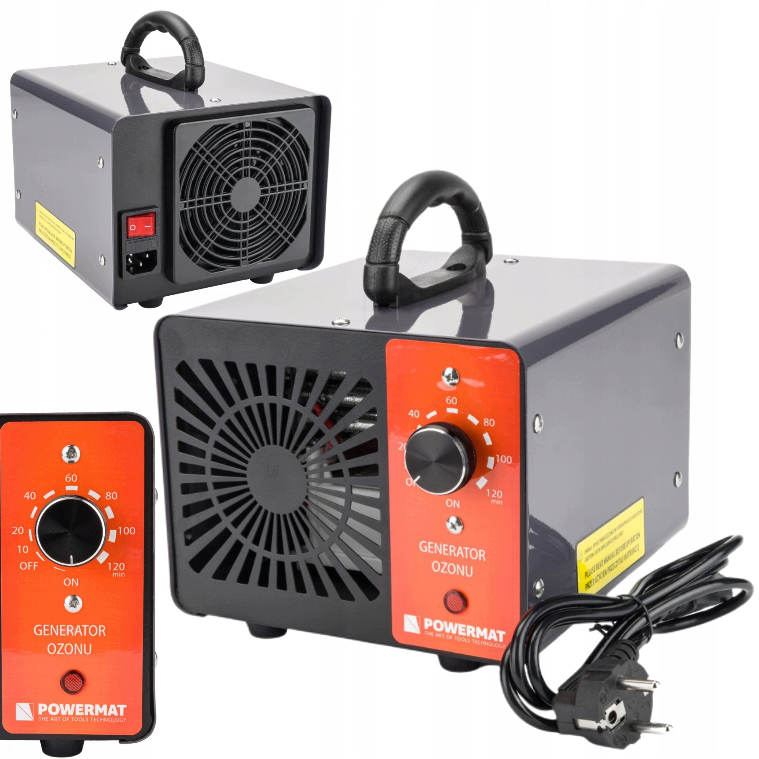 Generator ozonu Powermat PM-GOZ-60T 60000 mg/h mocny ozonator timer do auta