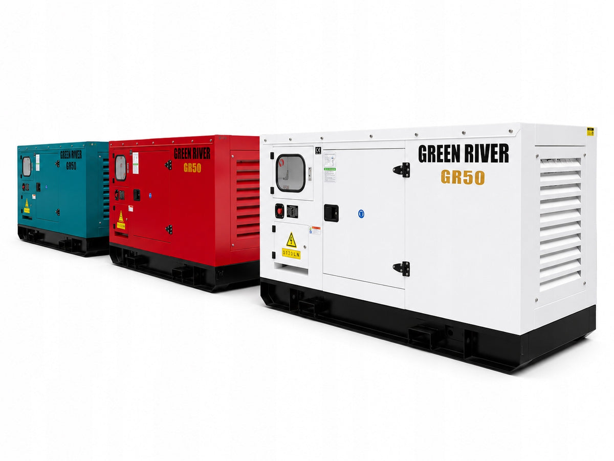Generator set 10KW,20KW,30KW,40KW,50kW 62,5kVa Green River GR50 Manufacturer code Green River