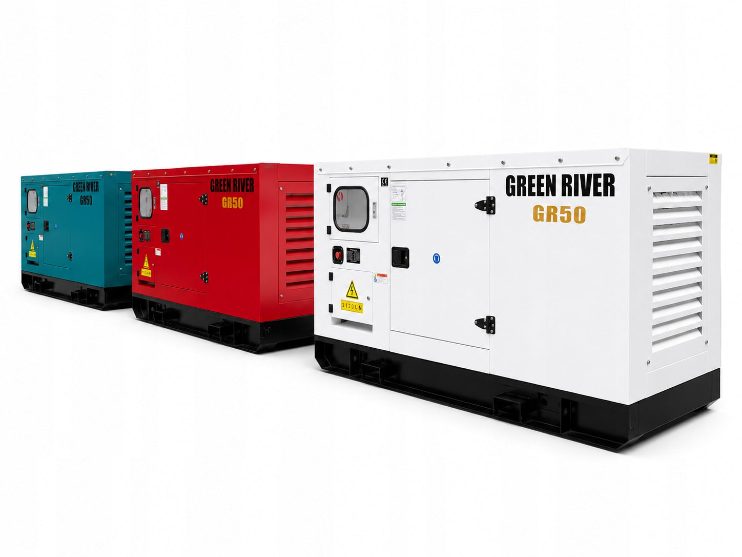 Generator set 10KW,20KW,30KW,40KW,50kW 62,5kVa Green River GR50 Manufacturer code Green River