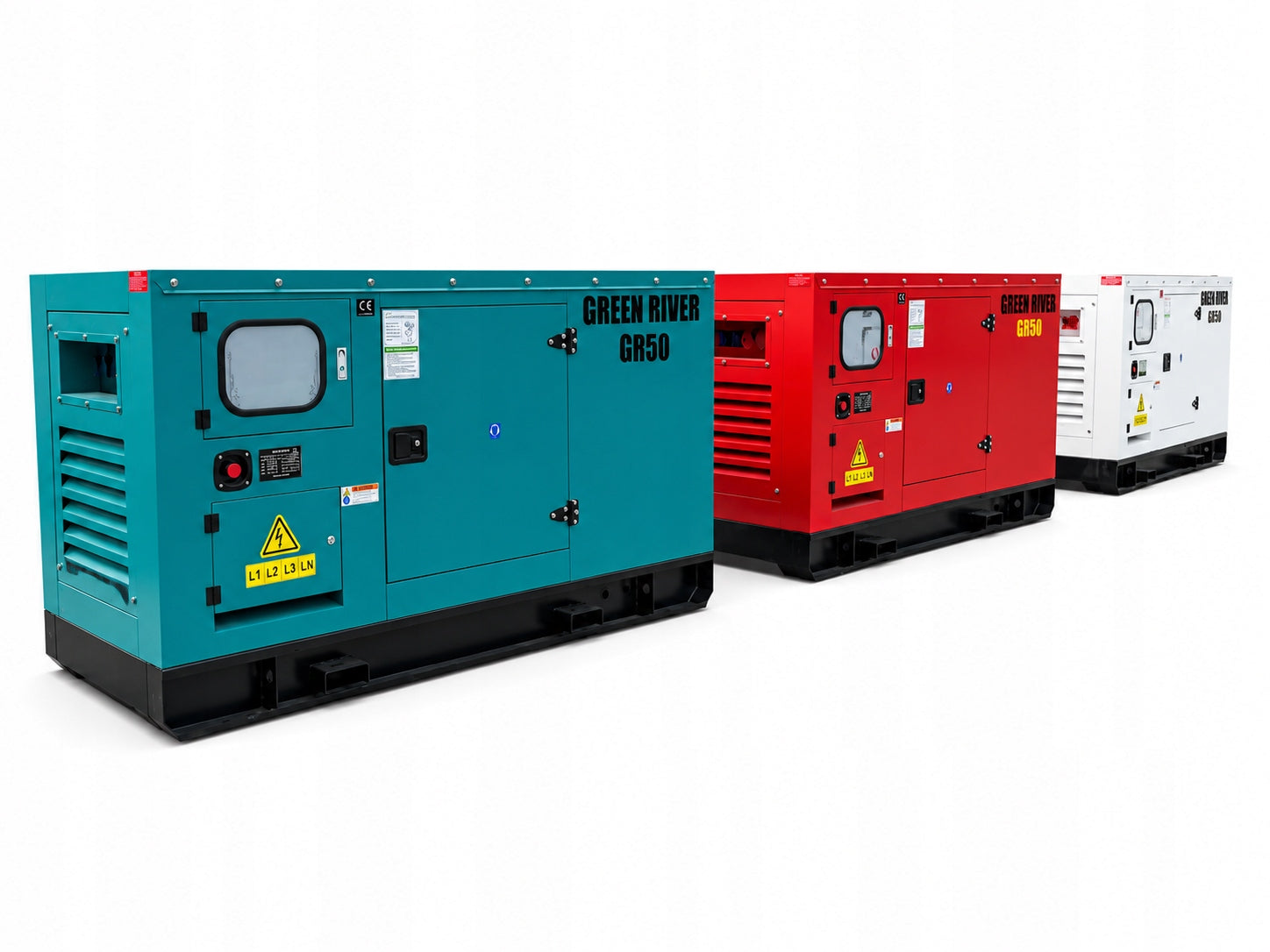 Generator set 10KW,20KW,30KW,40KW,50kW 62,5kVa Green River GR50