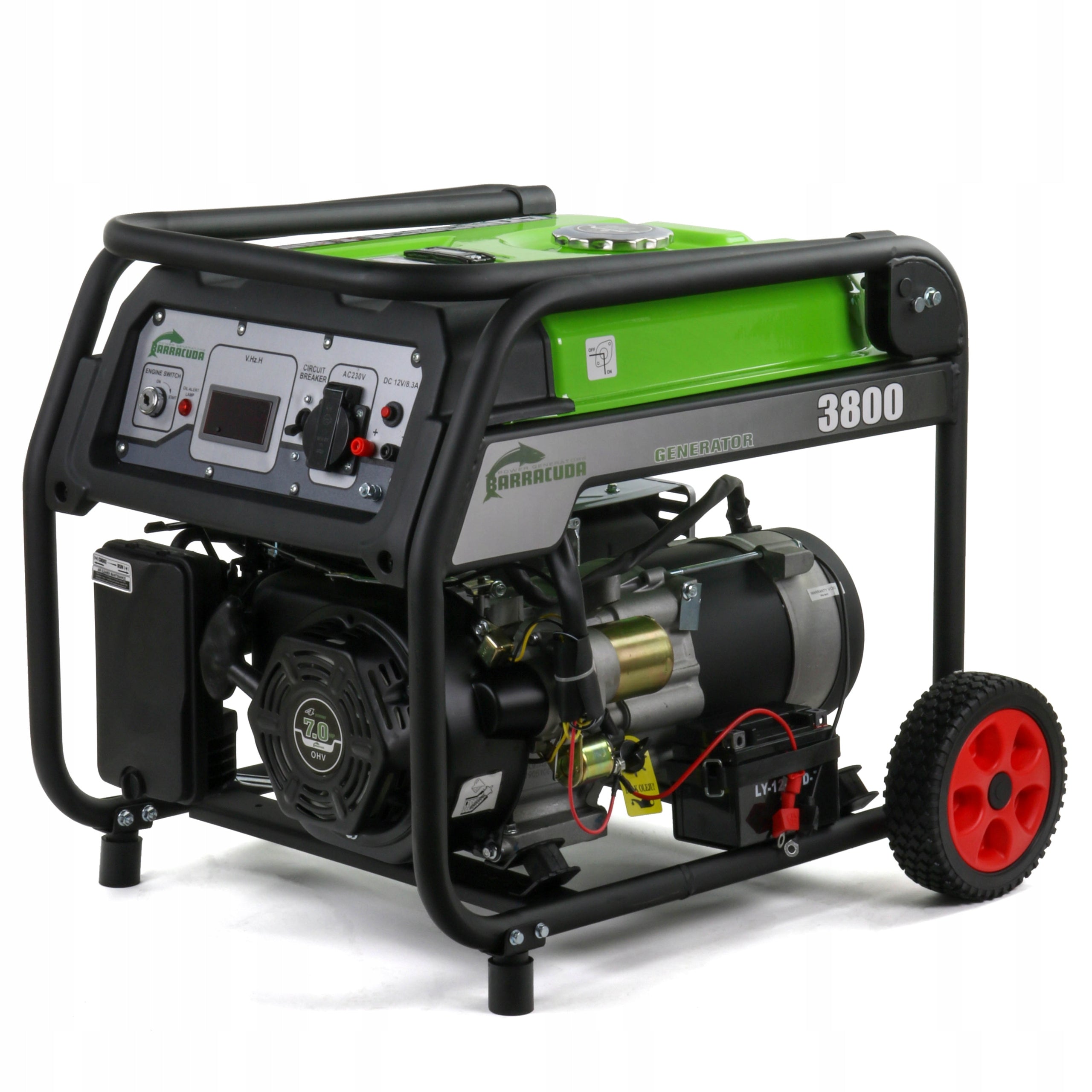 Generator set 3800 POWER GENERATOR 3,8kW 4,75kVA regulator AVR 230V Manufacturer code 5kVA 1F