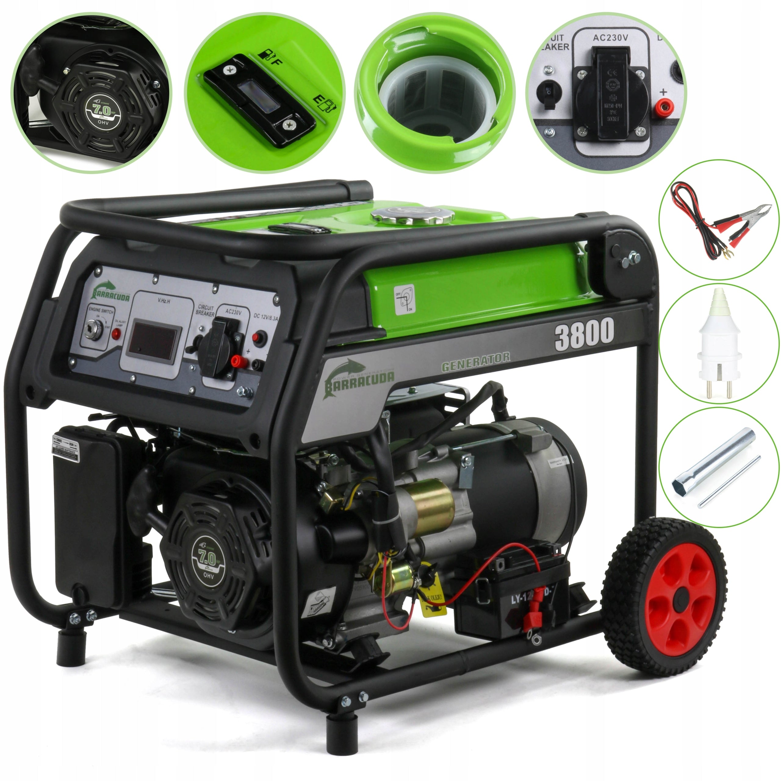 Generator set 3800 POWER GENERATOR 3,8kW 4,75kVA regulator AVR 230V