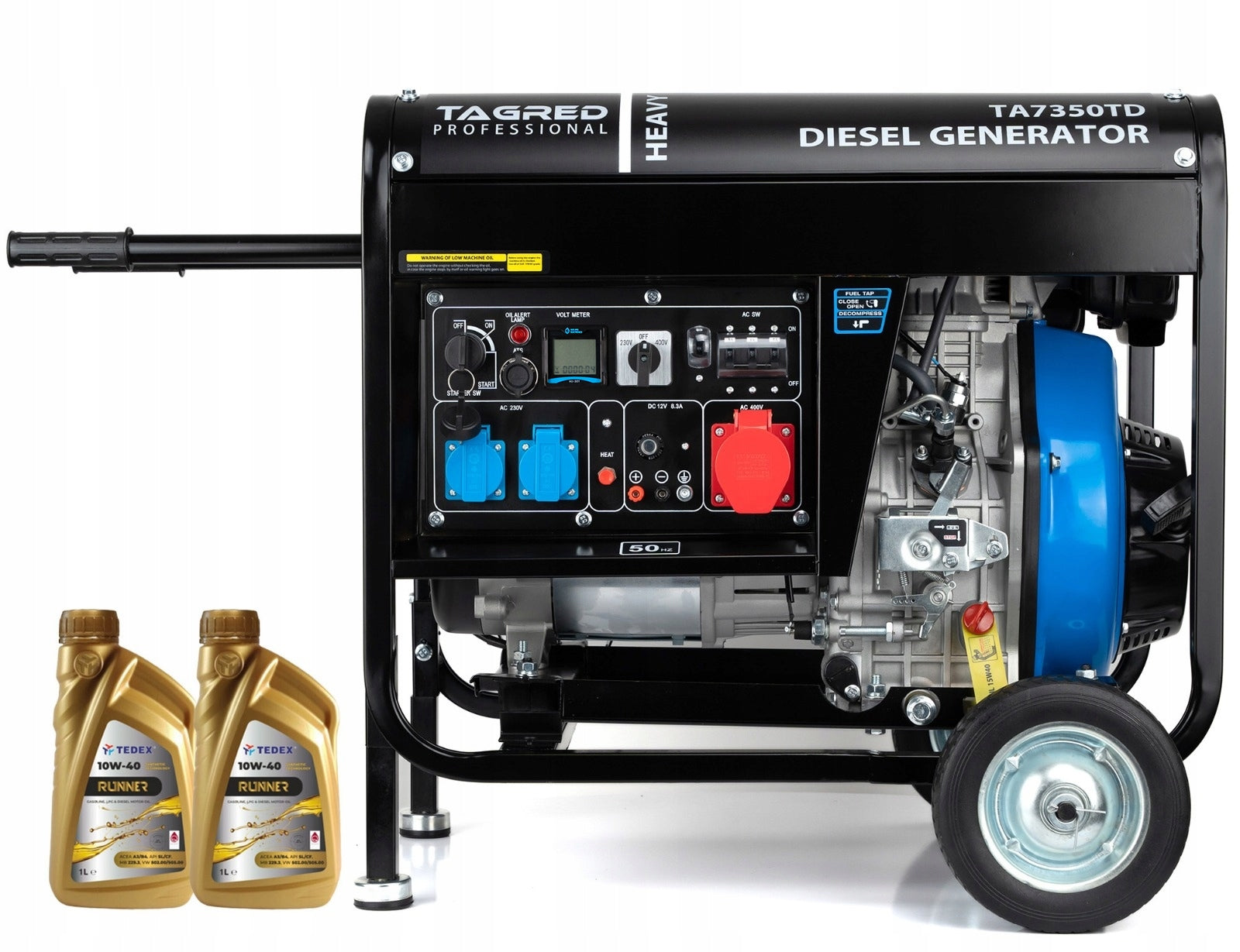 Generator set 7350W 230/400V 5000W AVR with Diesel engine