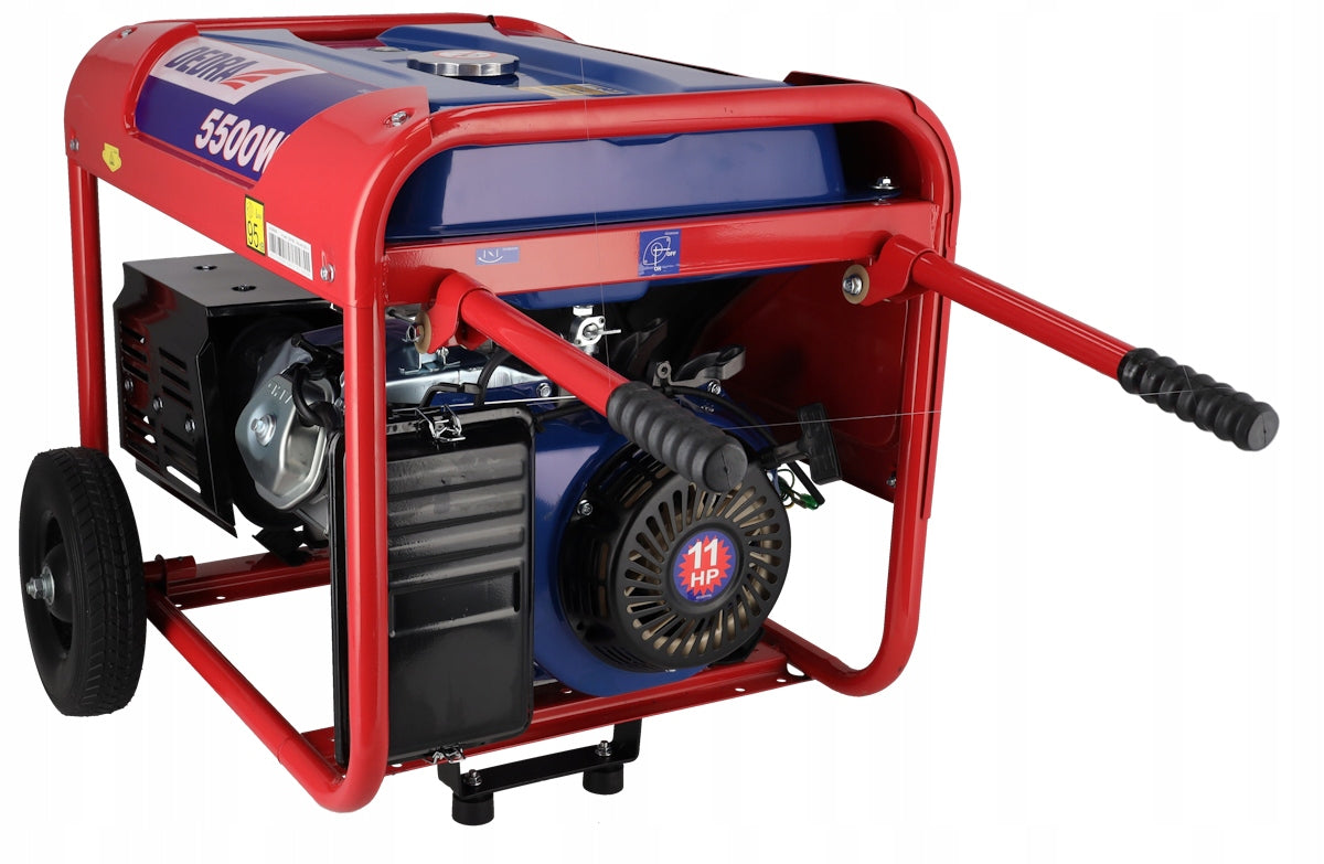 Generator set Current generator 5,5kW 5kVA 389cm³ AVR 2x230V 12V DEDRA Packaging status original