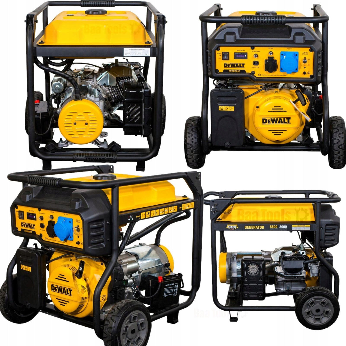 Generator set DeWalt DXGNP85E 8,5 kW generator 230 V with AVR
