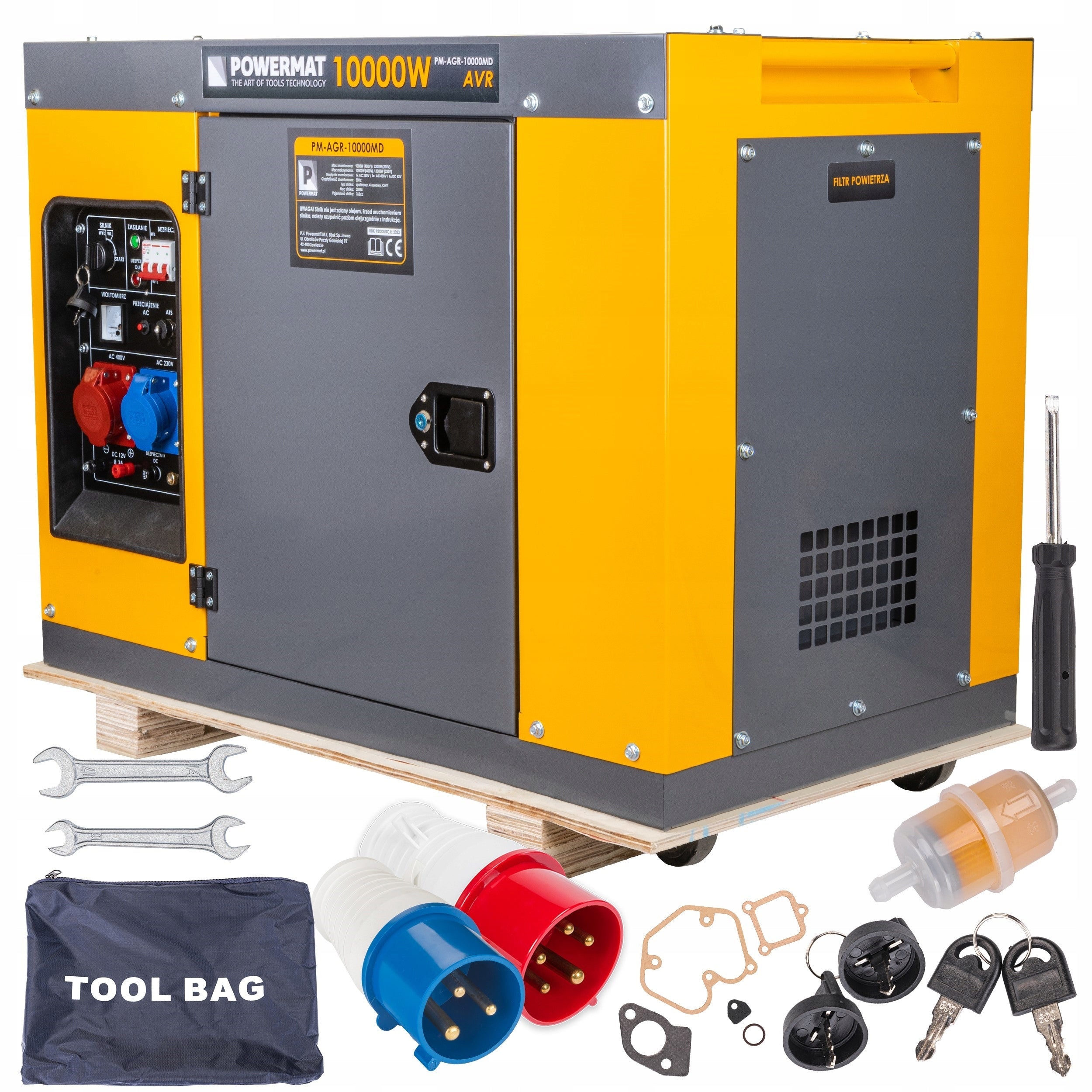 Generator set Diesel 10kW 230V 400V 12V ATS
