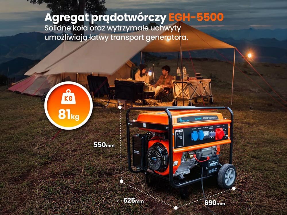 Generator set EXTRALINK Hybrid EGH-5500 Model EGH-5500