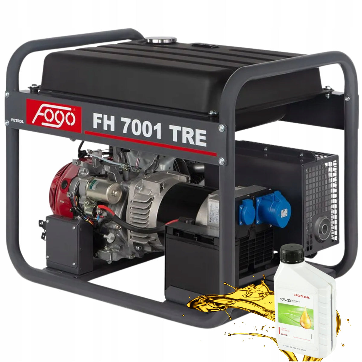 Generator set FOGO FH7001TRE 6,2kW 230V AVR +HONDA OIL +overview