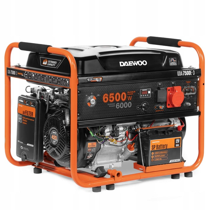 Generator set Generator DAEWOO GDA 7500E-3 6.5kW 15KM 400V E-start