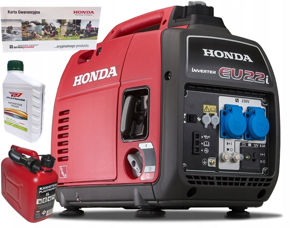 Generator set Honda EU22i 2200 W + oil + canister