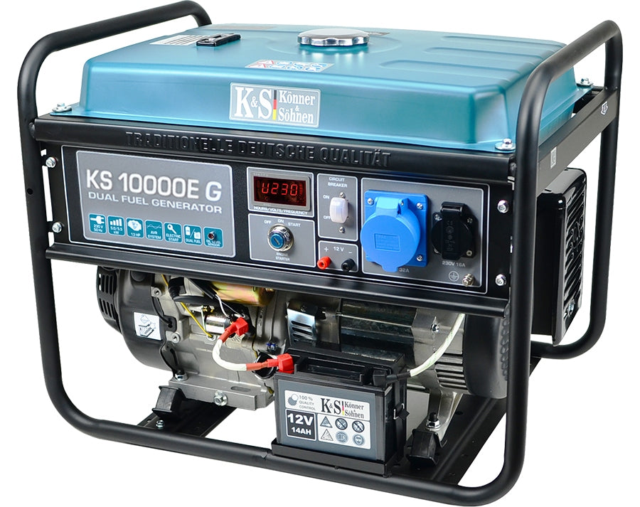 Generator set KS 10000E G petrol-gas single-phase 8kW Manufacturer code KS 10000E G