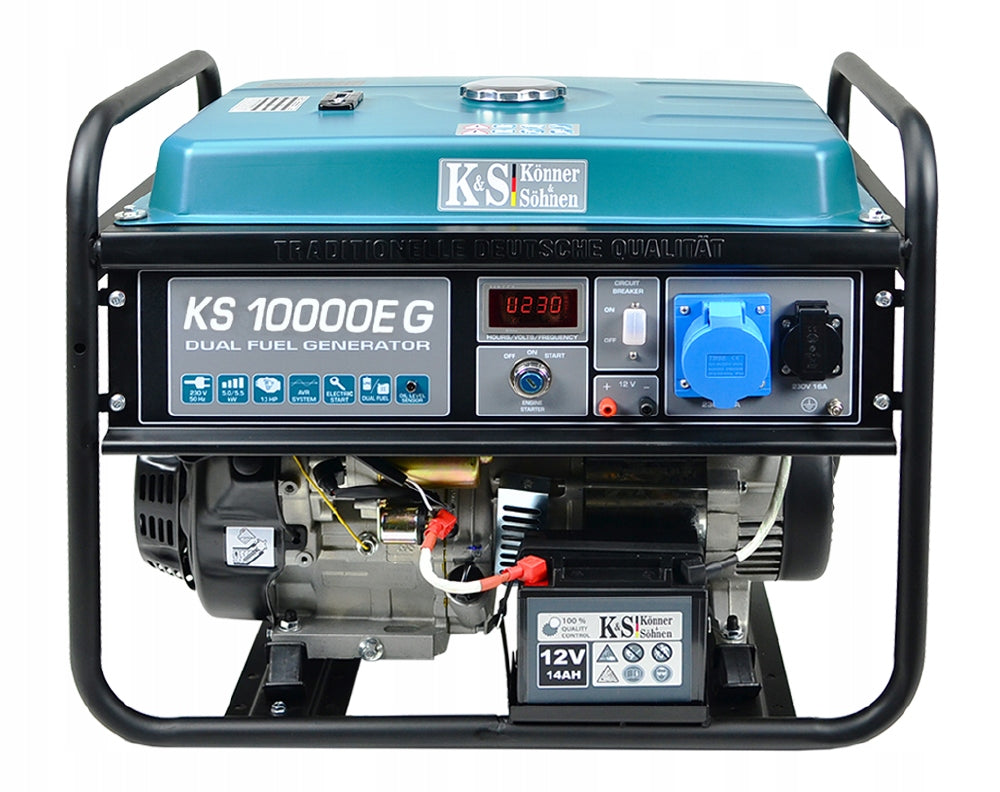 Generator set KS 10000E G petrol-gas single-phase 8kW