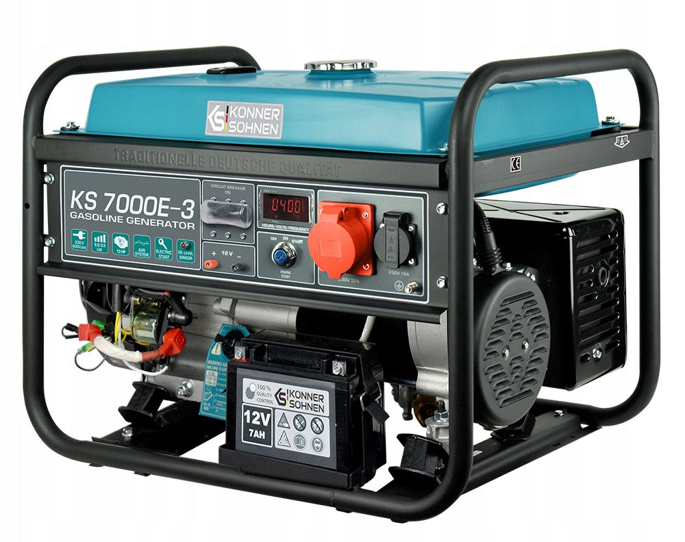 Generator set KS 7000E-3 petrol three-phase 5,5kW Brand Könner & Söhnen