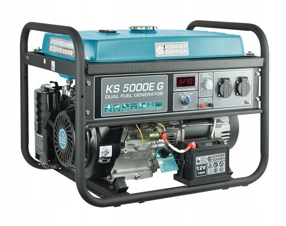 Generator set Könner & Söhnen KS 5000E G petrol-gas 4,5kW gas Brand Könner & Söhnen