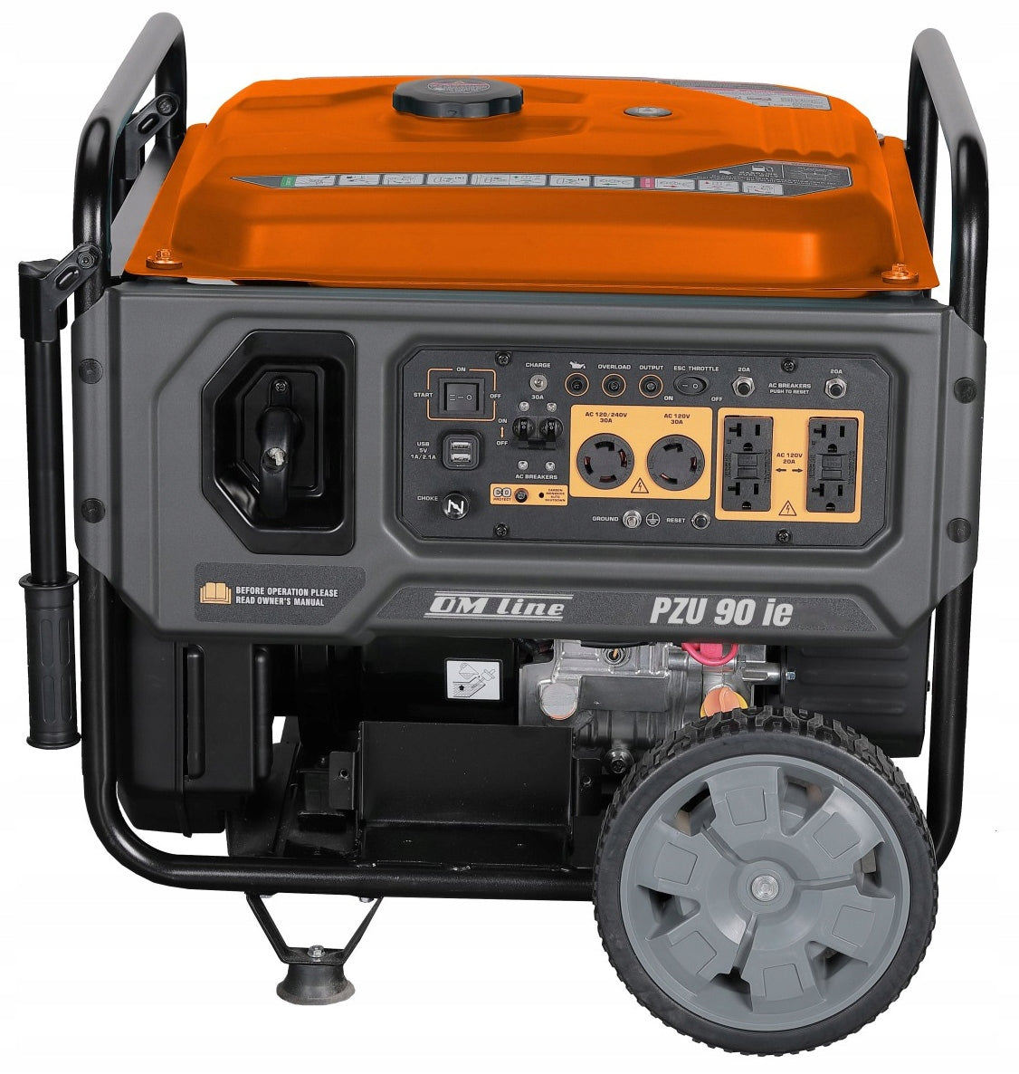 Generator set Oleo-Mac portable single-phase 7500 W petrol Manufacturer code OO-OTHPZU90IE