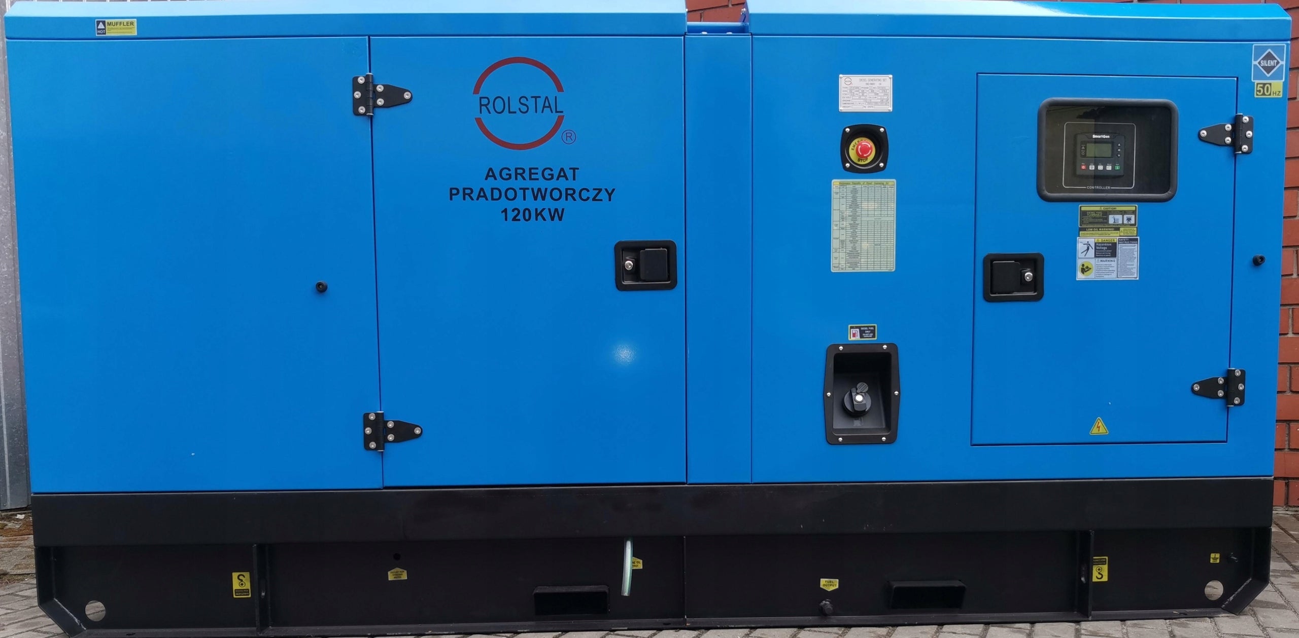 Generator set ROLSTAL 120kW computer with ATS