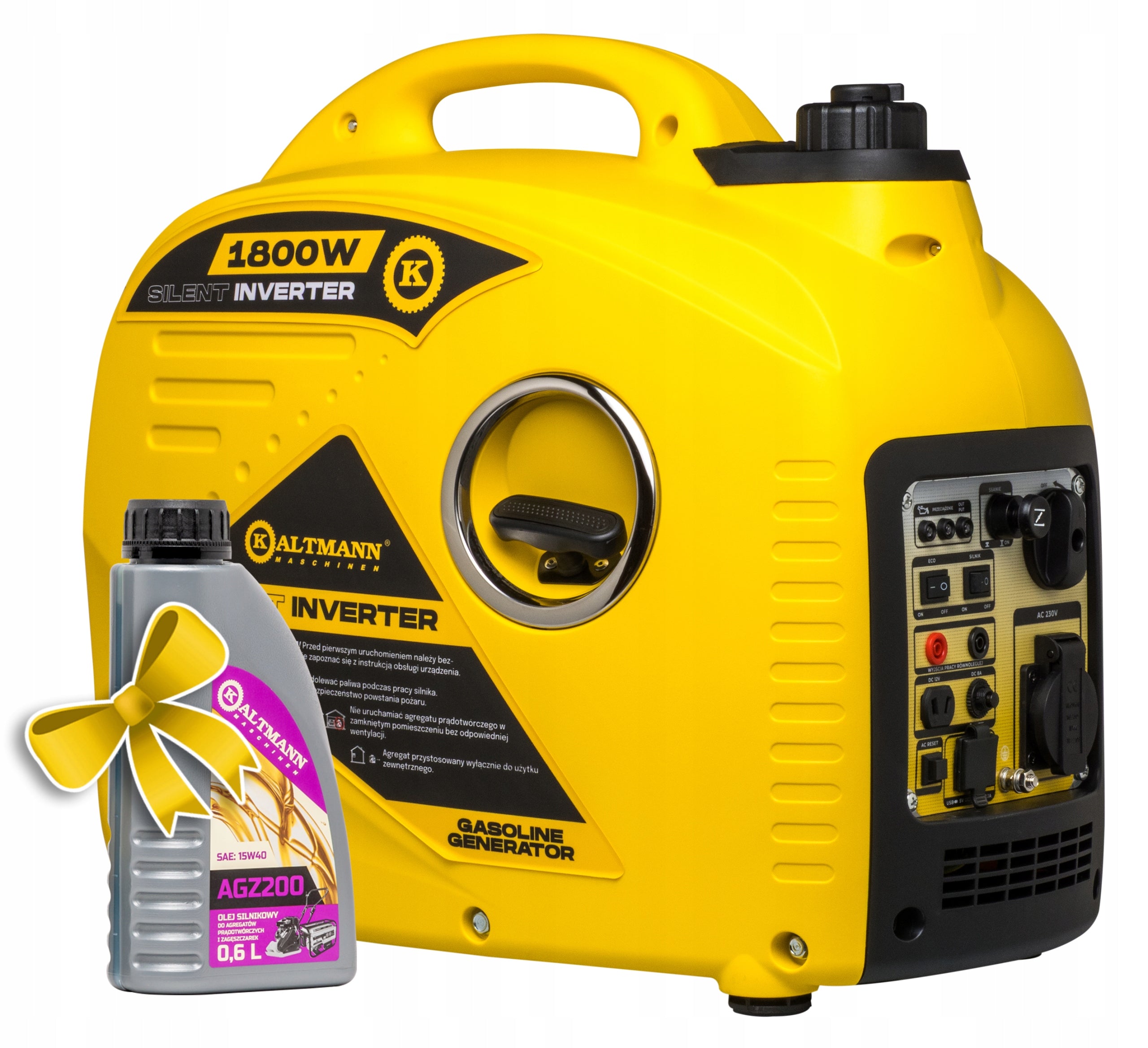 Generator set portable single-phase Kaltmann 1800 W petrol