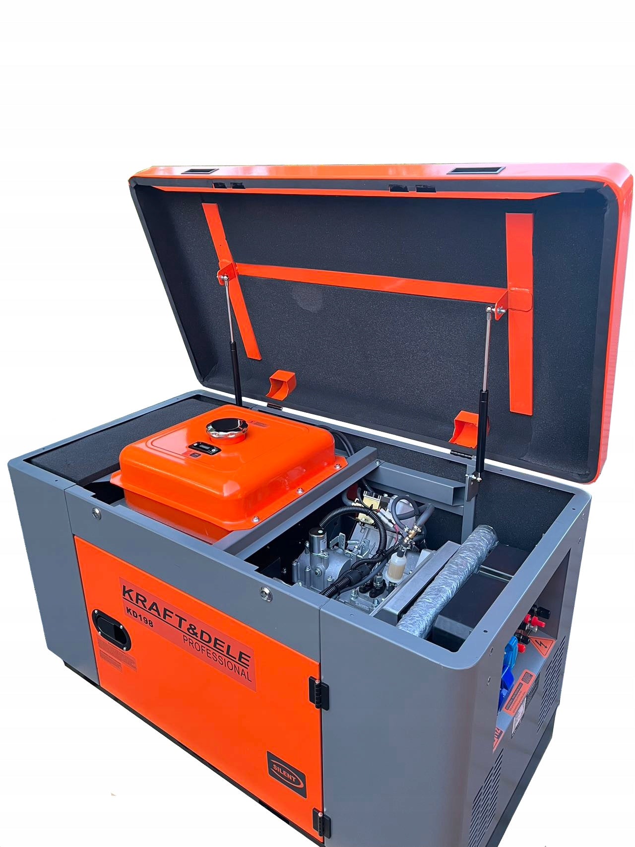 Generator set portable single-phase Kraft&Dele 15500 W diesel Brand Kraft&Dele