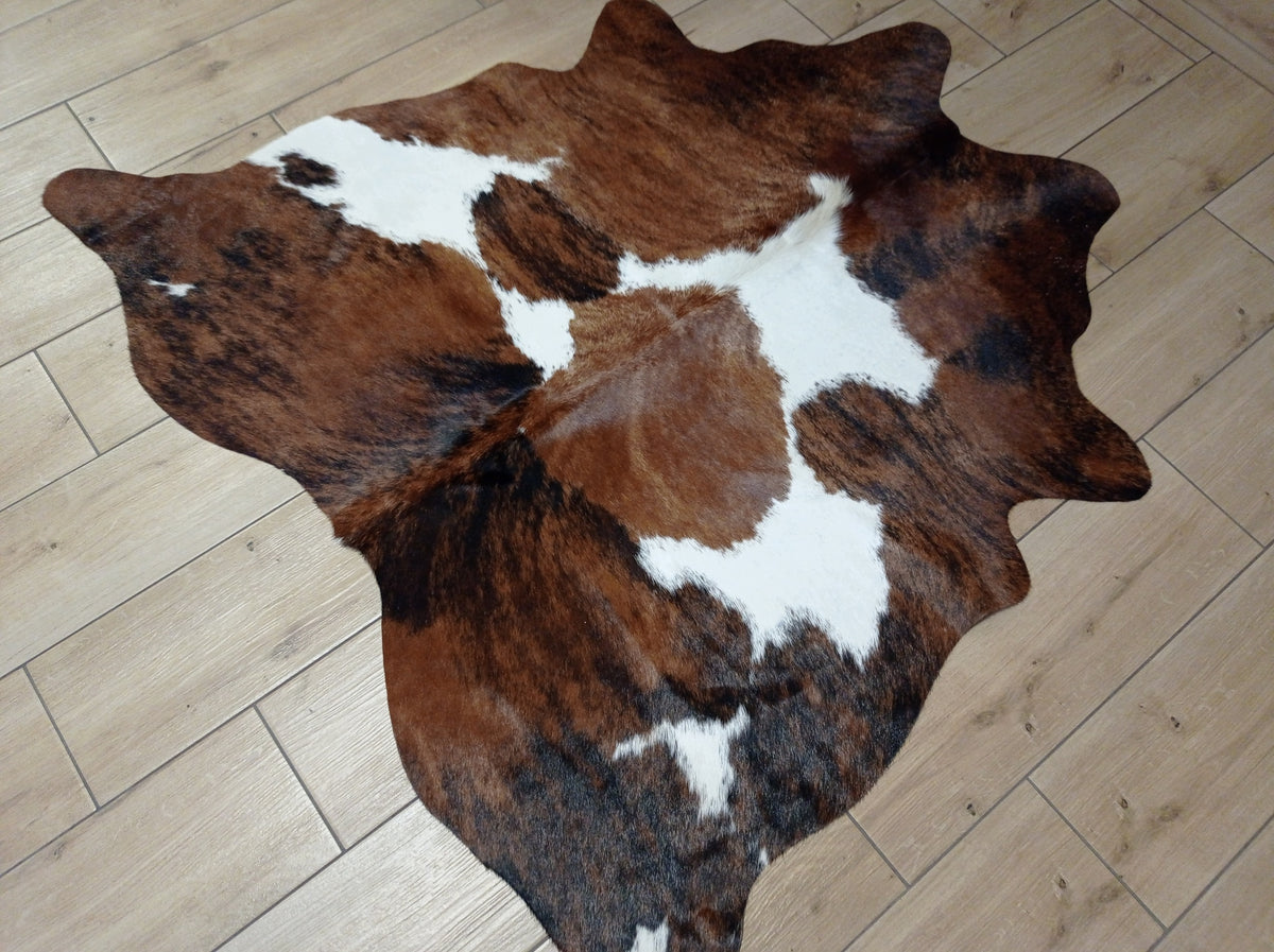 Genuine cow leather UNIKAT 125x135cm Poland Loft Boho Luxury Carpet Manufacturer code HUZIOR LEATHER