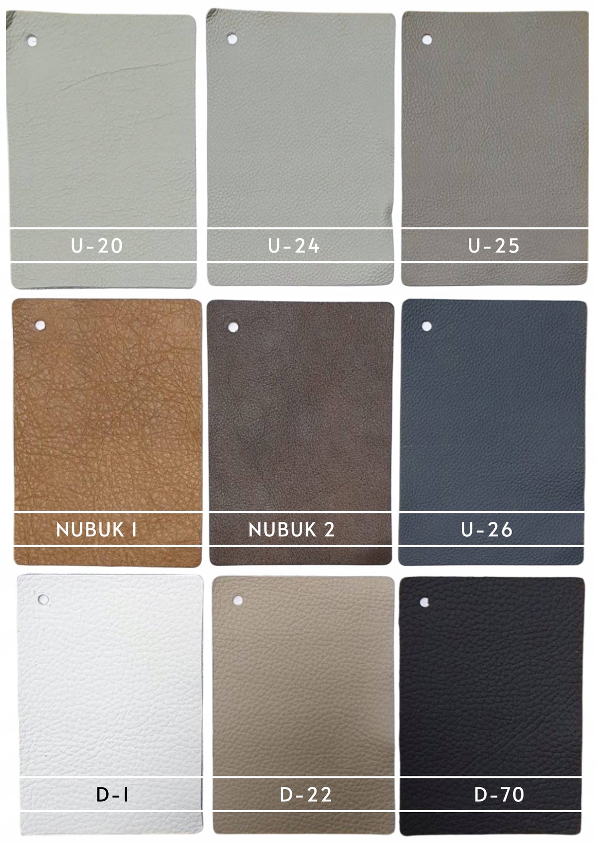 Genuine leather FURNITURE UPHOLSTERY nappa facing 58 colors - approx. 2-2,5 m2 Manufacturer code Skóra meblowa