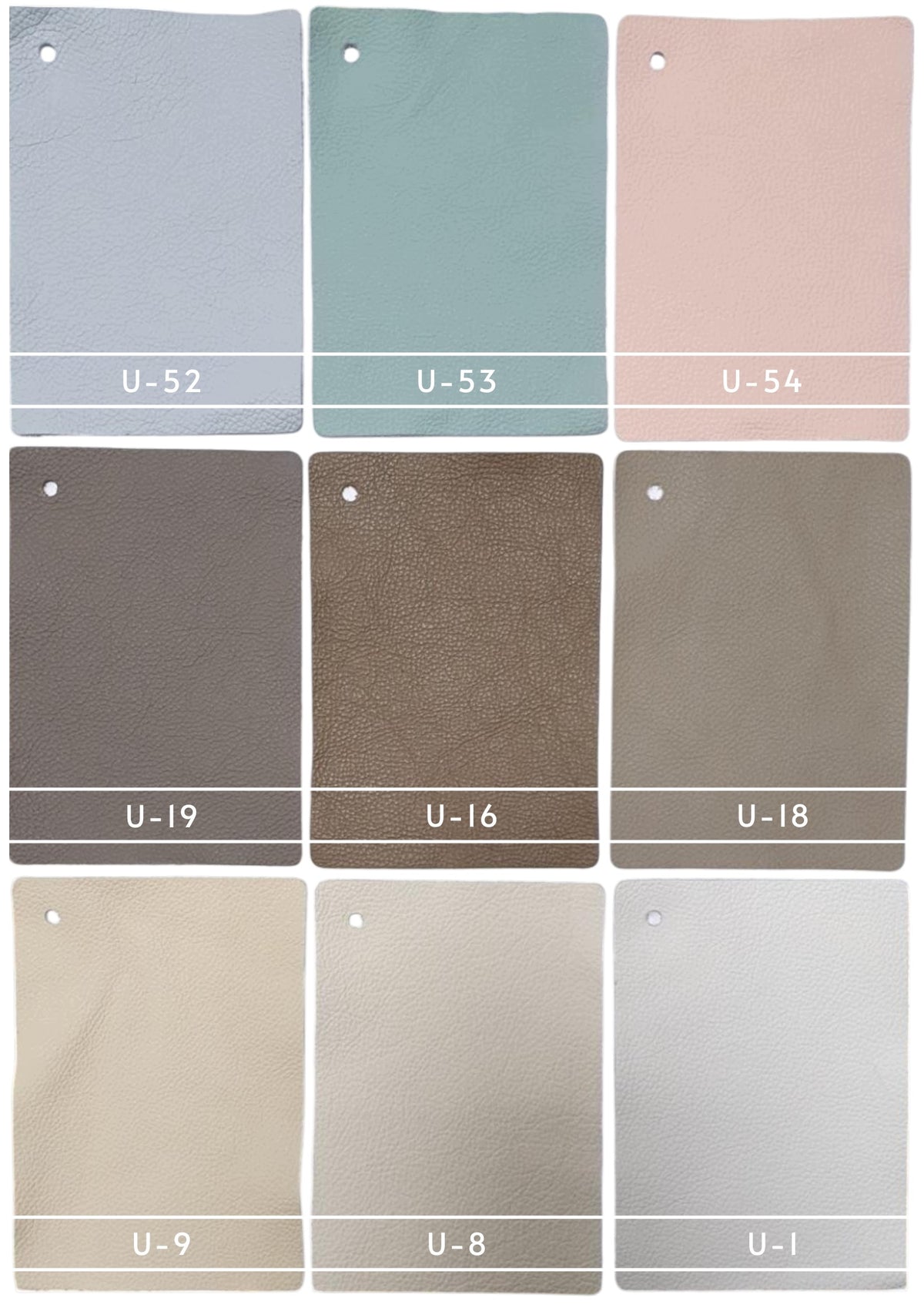 Genuine leather FURNITURE UPHOLSTERY nappa facing 58 colors - approx. 2-2,5 m2 Packaging status original