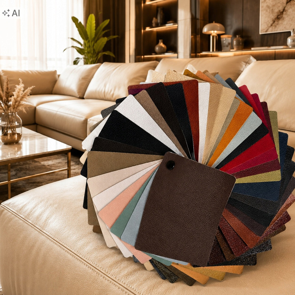 Genuine leather FURNITURE UPHOLSTERY nappa facing 58 colors - approx. 2-2,5 m2