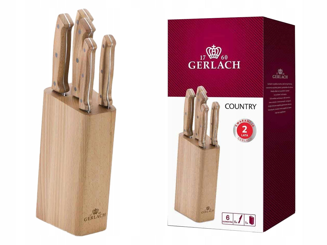 Gerlach Country NK959a Knife set in block