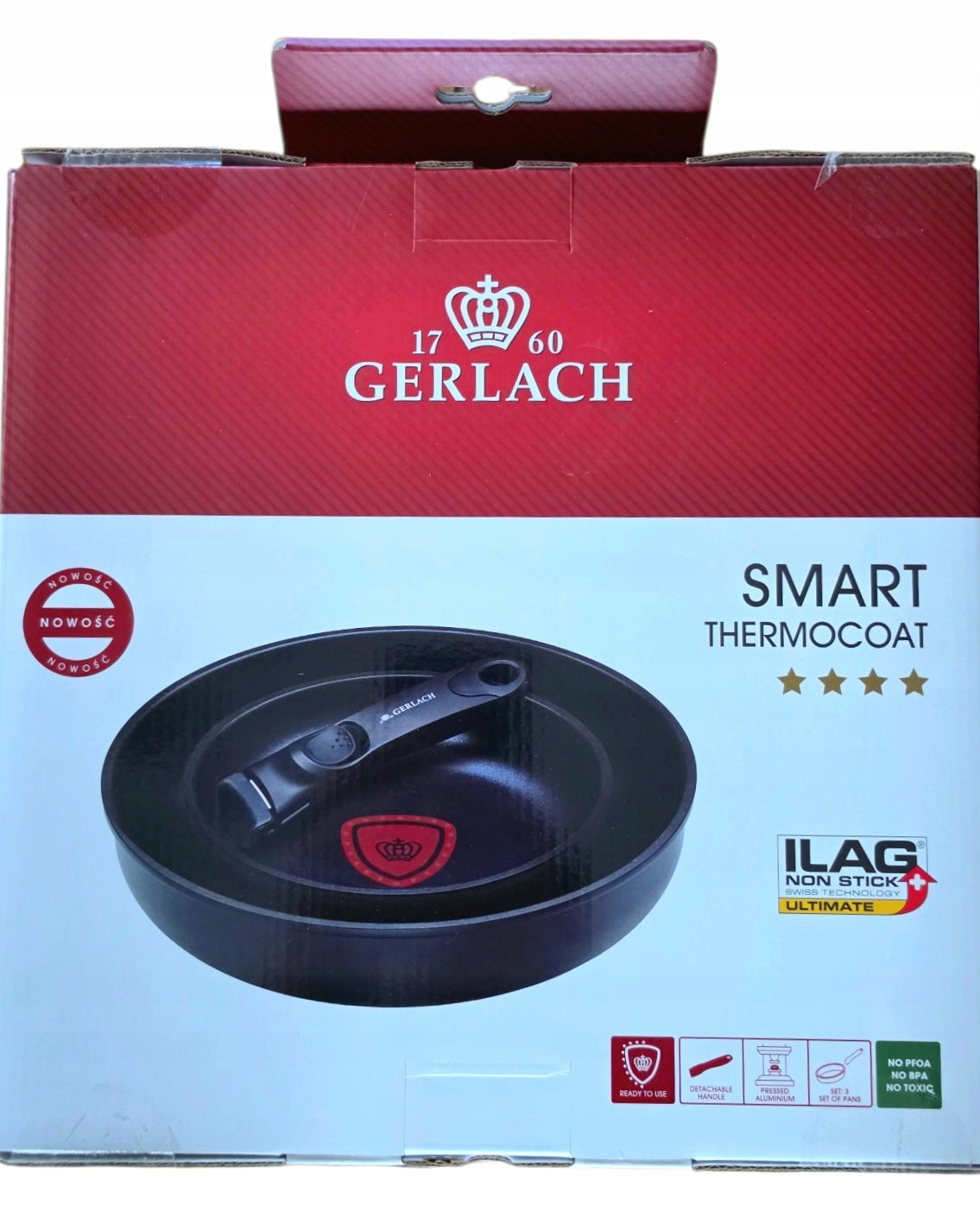 Gerlach SMART THERMOCOAT pan set 20/28 cm 3 ELEMENTS