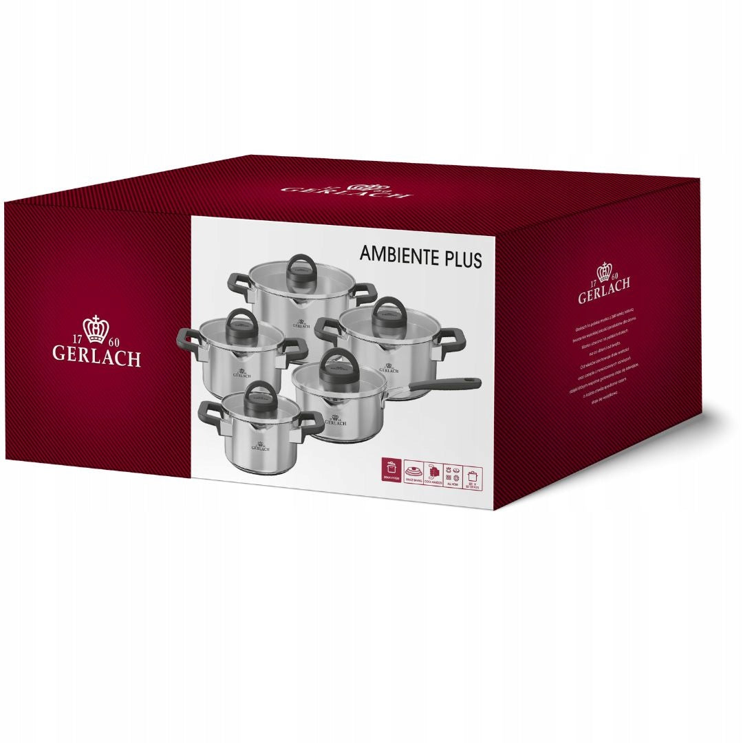 Gerlach Set of pots AMBIENTE PLUS 10 el. Coating type no coating