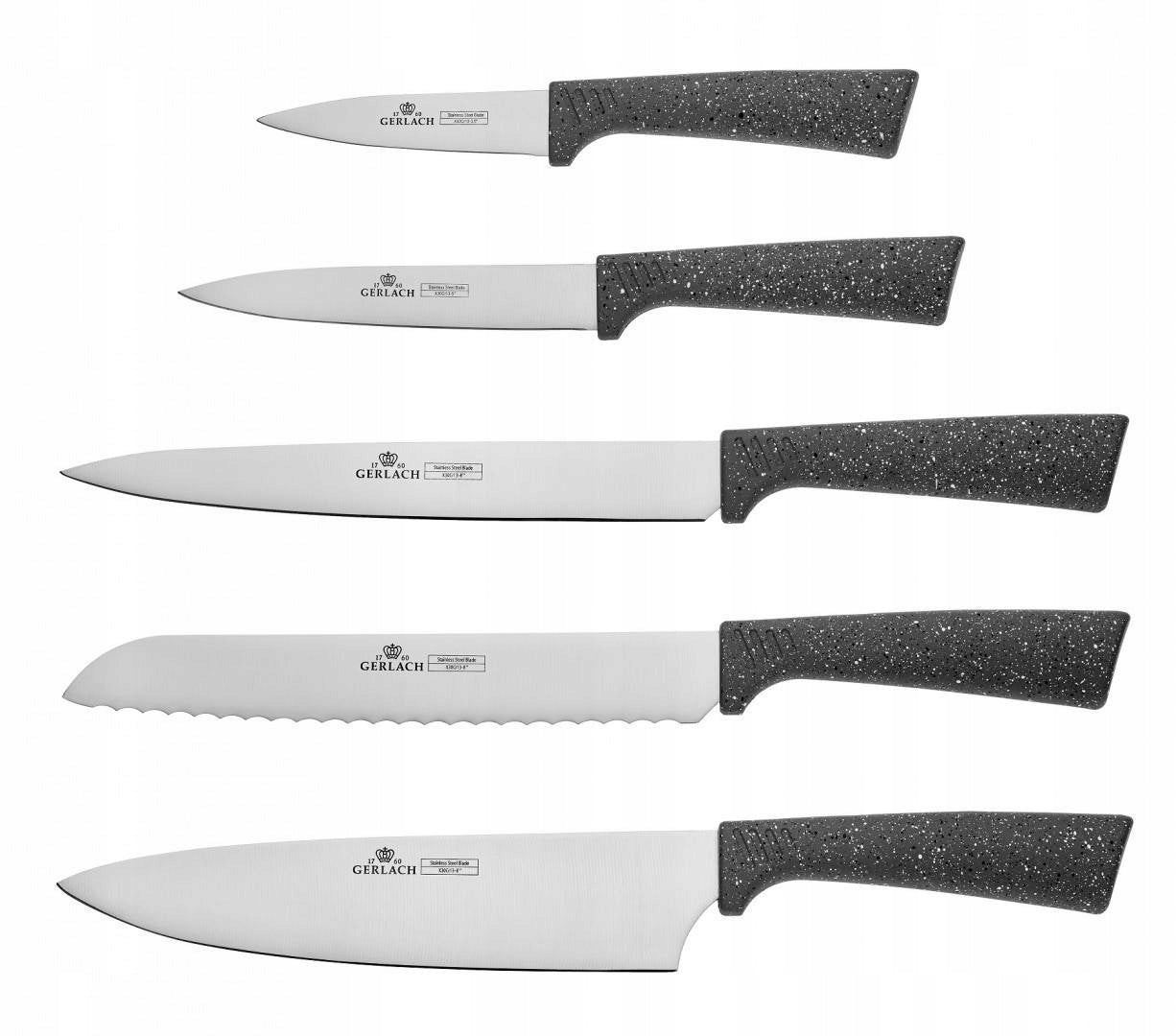 Gerlach Smart Granite Knife Set in Block EAN (GTIN) 5901035502864