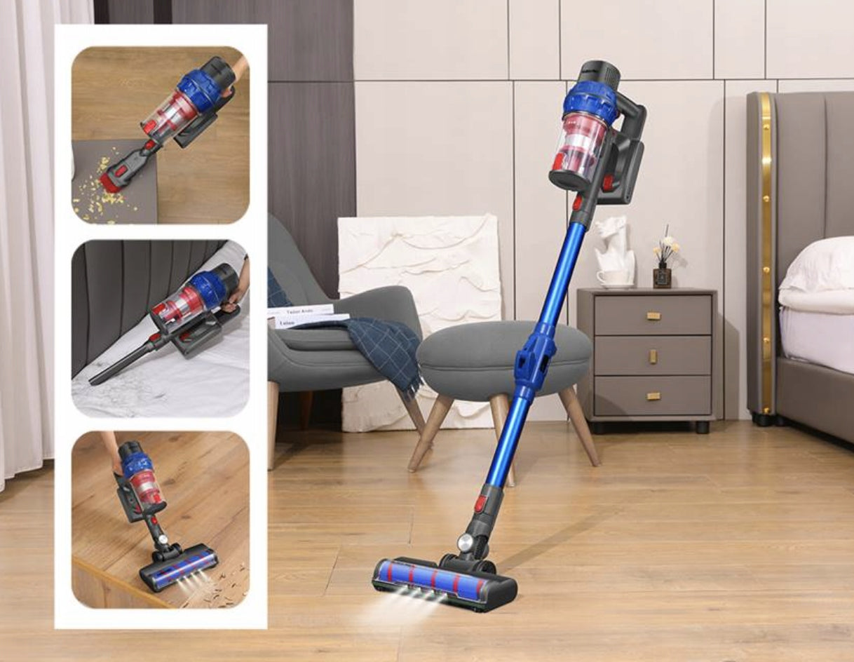 German Upright Vacuum Cleaner Wireless Swiss Pro+ 18 KPA, with LED 250W Manufacturer code SP-VCG10S