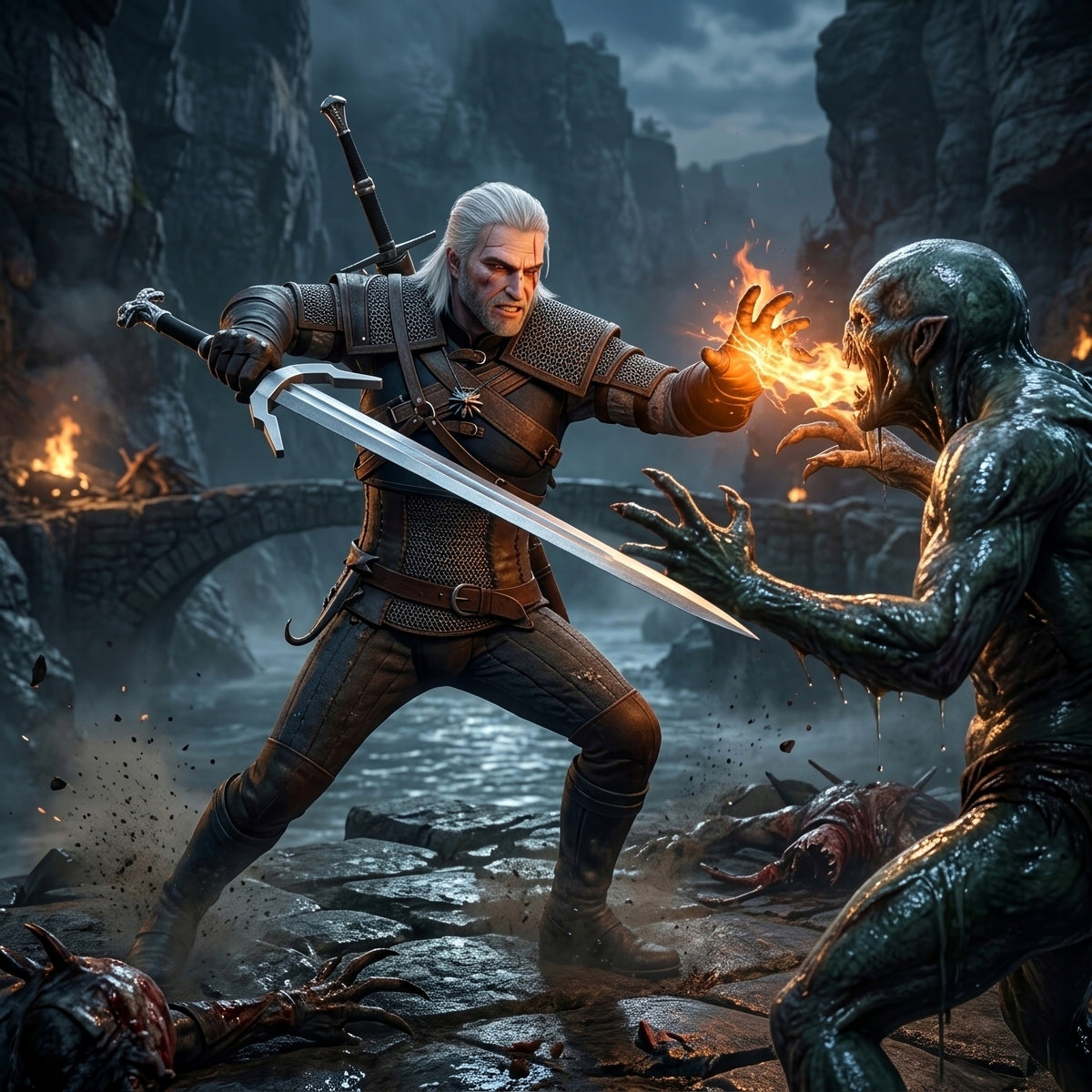 Gerraltaa Sword Inspired The Witcherr with Foam COSPALY FM102 Manufacturer code FM102
