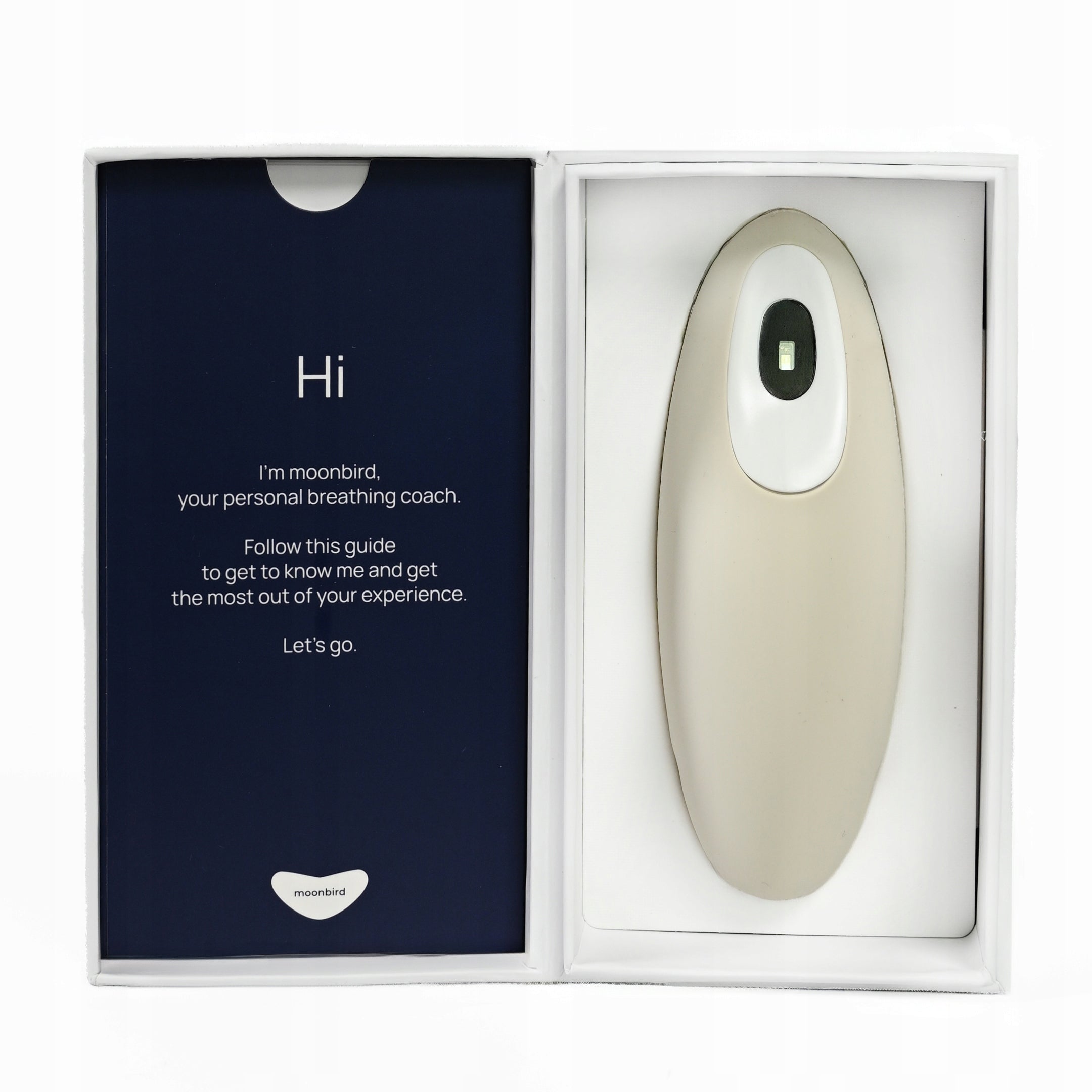 Get Rid of Stress Naturally – Moonbird Smart Breath Trainer Manufacturer code 84076