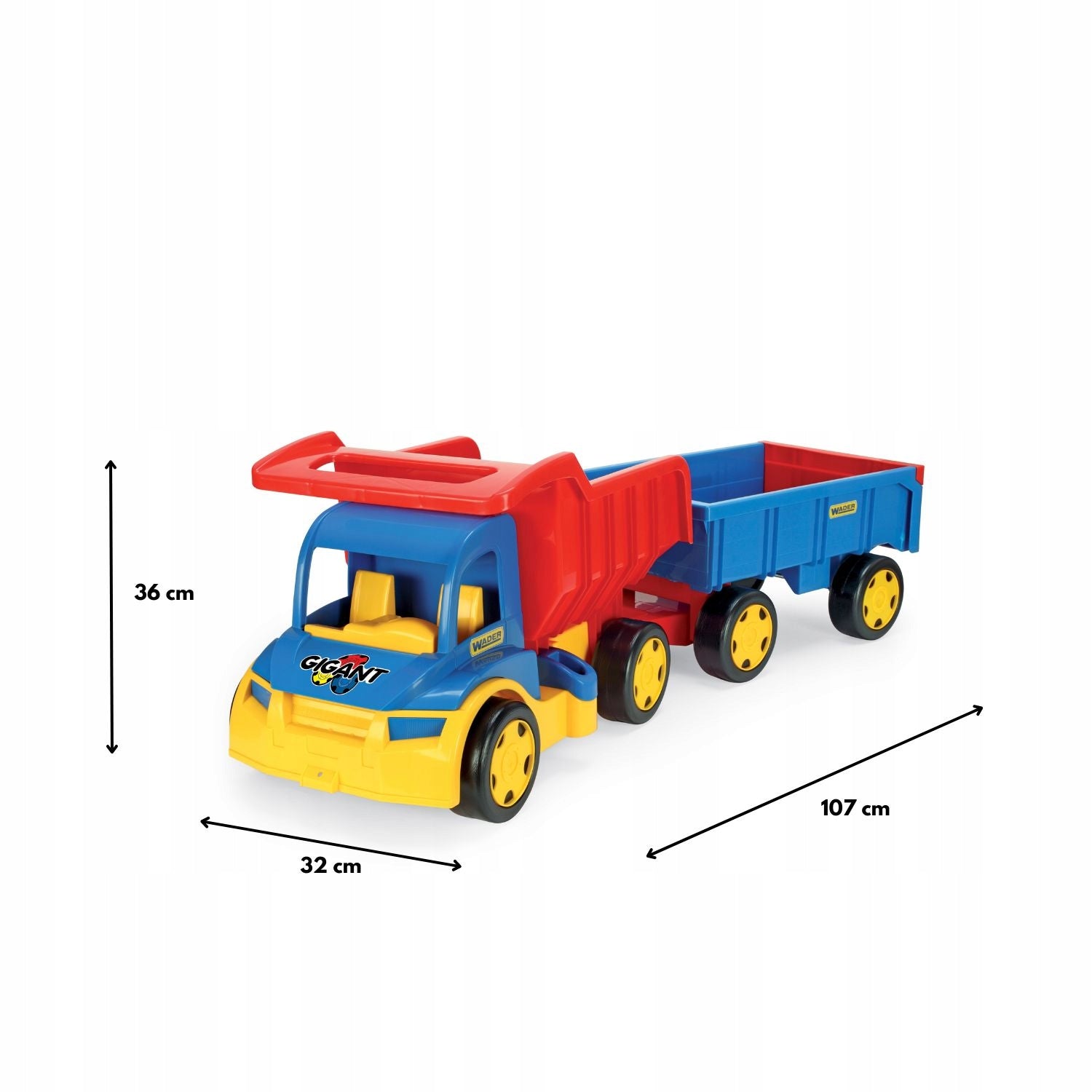 Giant tipper with trailer Wader 65100 Brand Wader