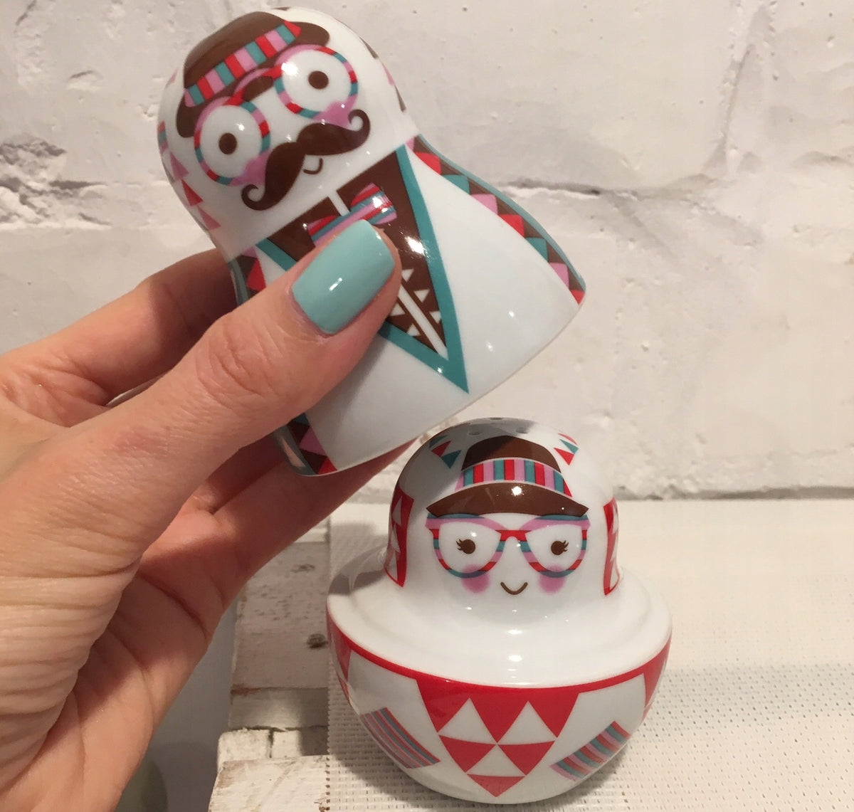 Gift Salt and pepper shaker set - Matryoshka EAN (GTIN) 4895062361741