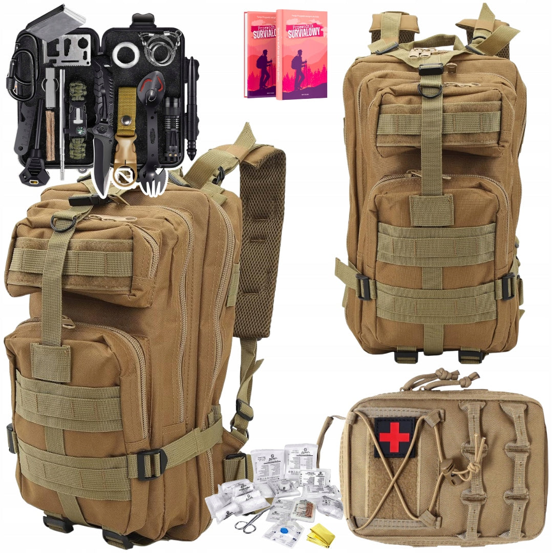 Gift Set Ready Backpack 35L First Aid Kit Large Set Survival 32 el