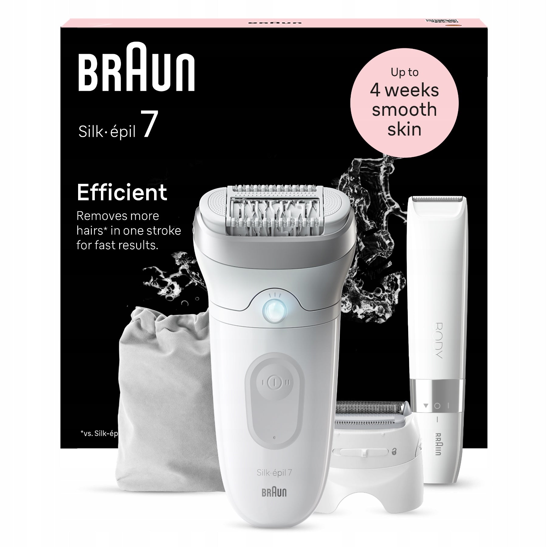 Gift set epilator Braun Silk-épil 7 7-441 Gift for Woman Packaging status original