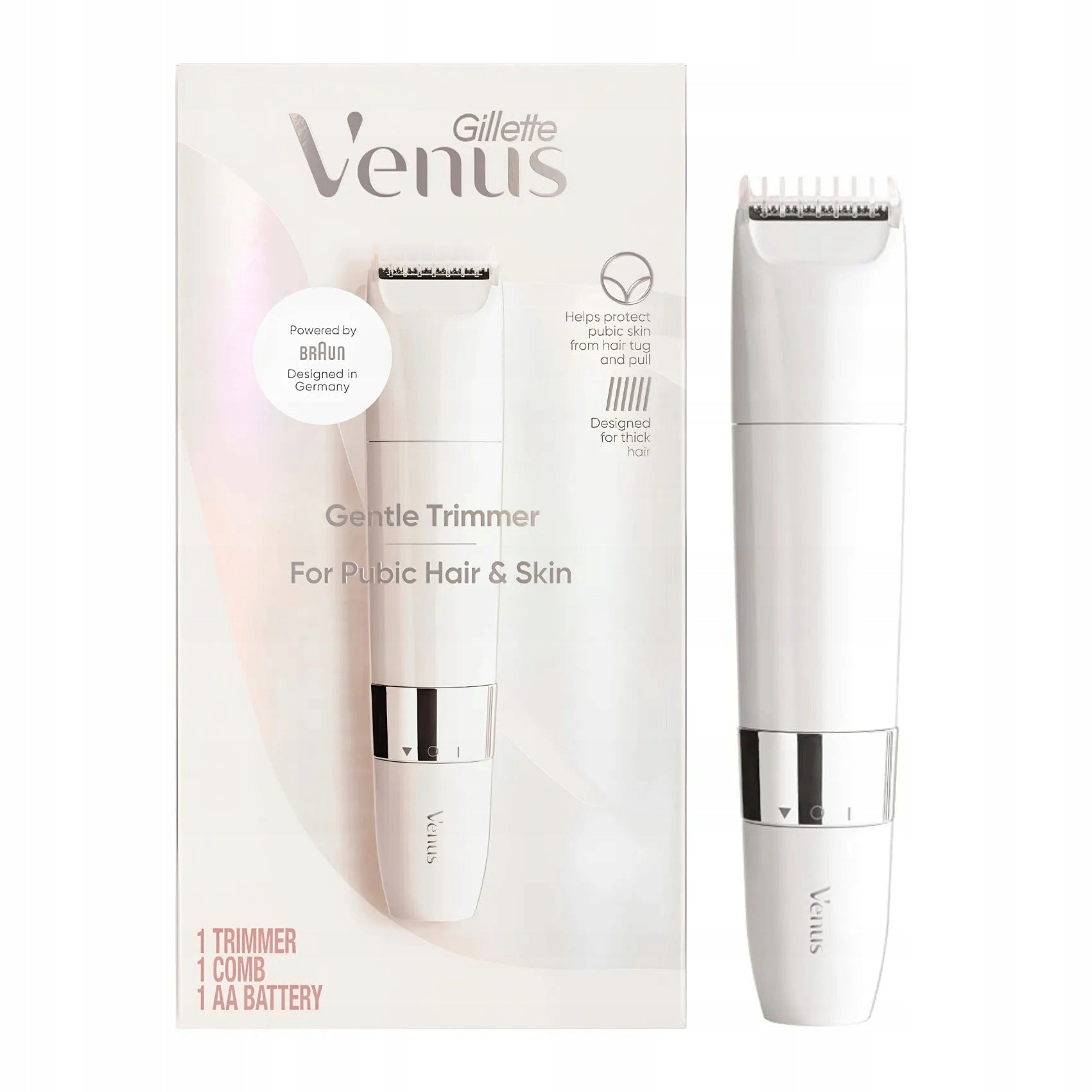Gillette Venus Gentle Trimmer Women's Trimmer for Intimate Areas
