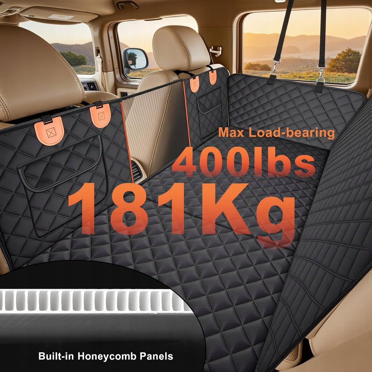 Gimars Dog Blanket Back Hard Honeycomb 400 Pounds 157x132cm Manufacturer code B0DS4K3Z1W