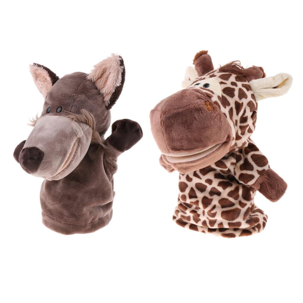 Giraffe Hand Puppet Educational Toy for Kids 2x/Set