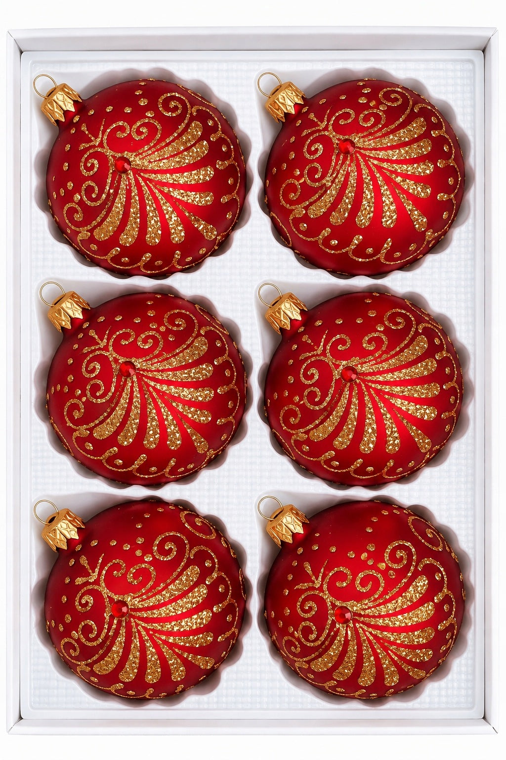 Glass Christmas tree baubles decor made in Poland Christmas decorations