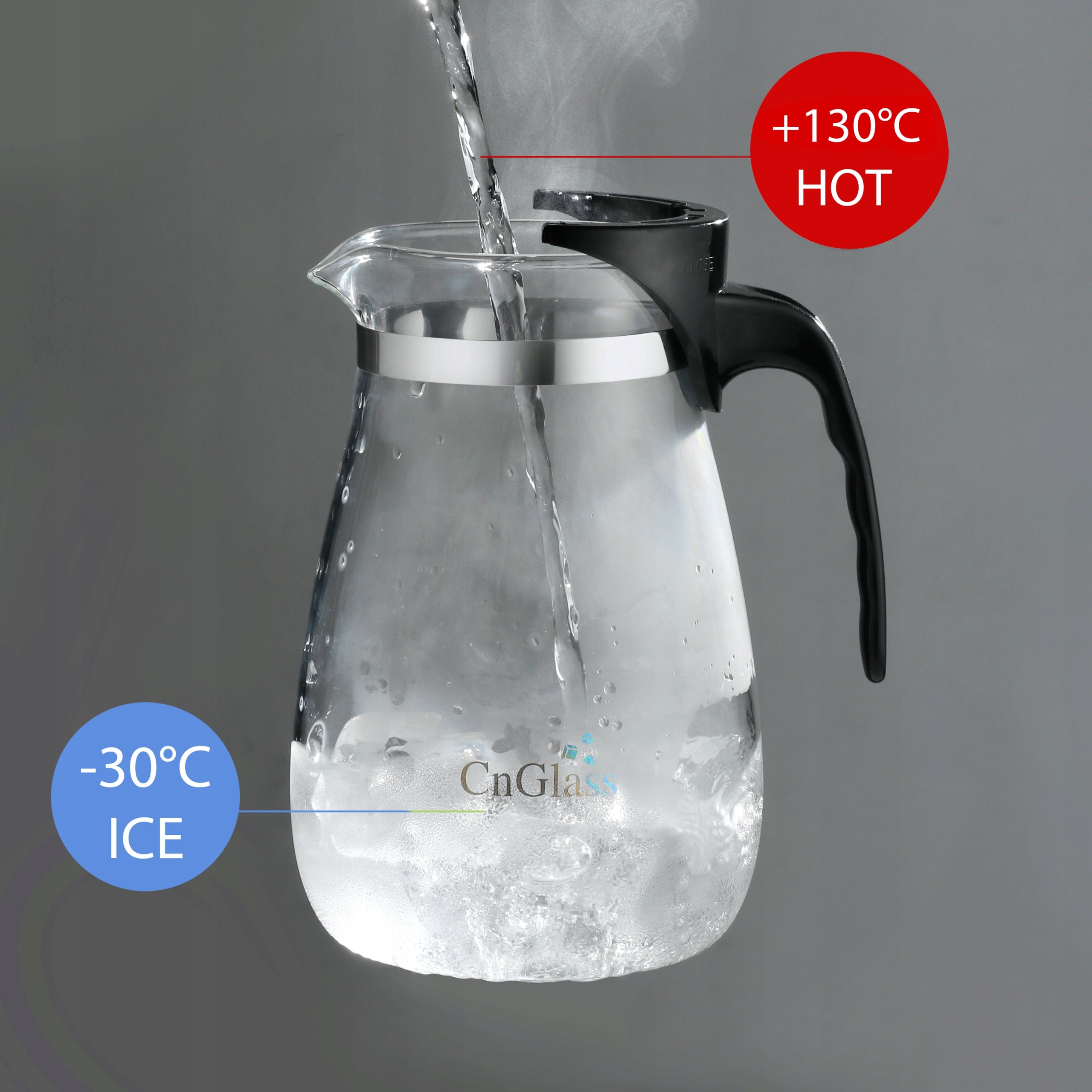 Glass Infuser Tea and Herb Pot Strainer CnGlass 750ml Manufacturer code H7
