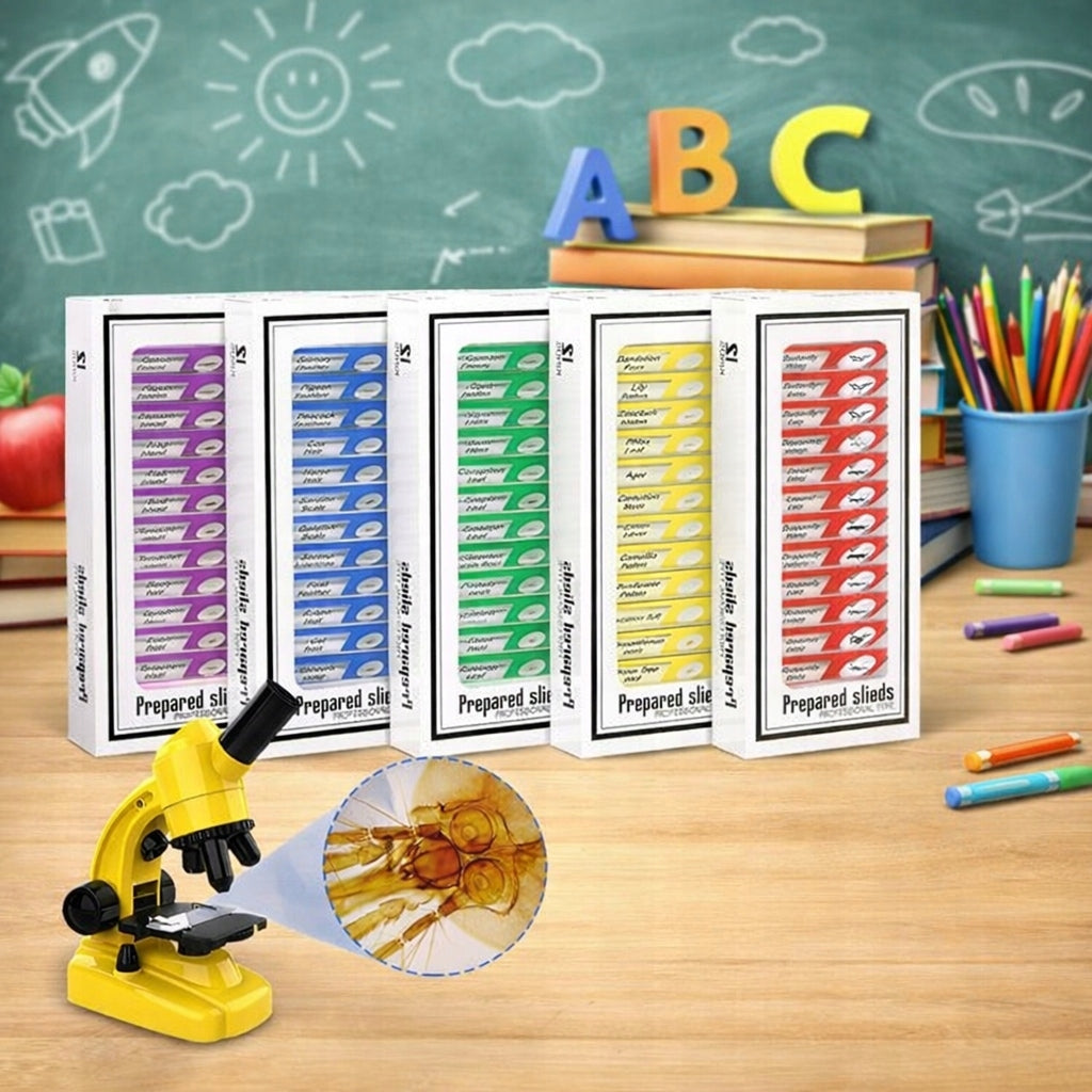 Glass Sample Microscopic Educational Samples Random Samples Set Packaging status original
