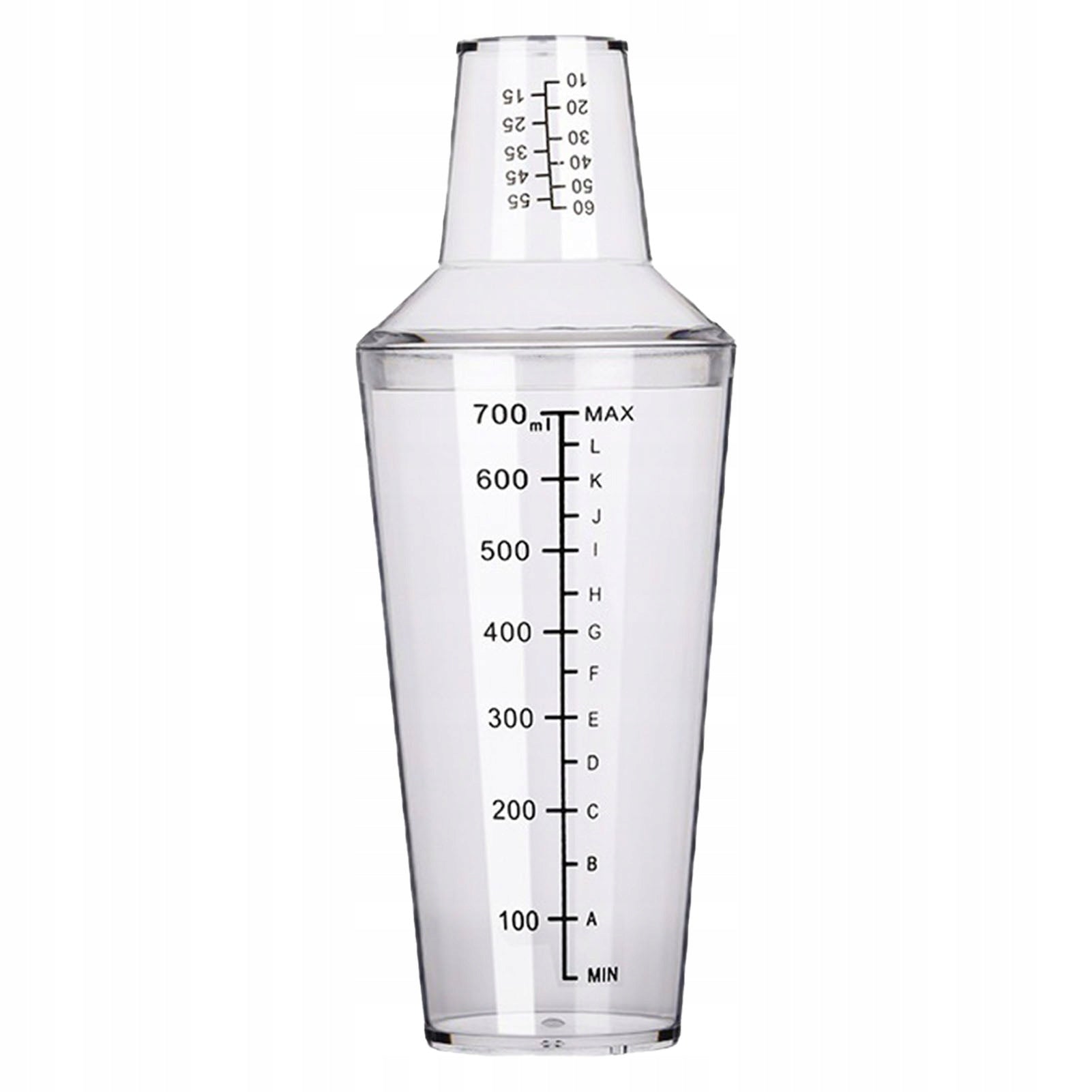 Glass Shaker for cocktail drinks with Bartending Recipes 700ml
