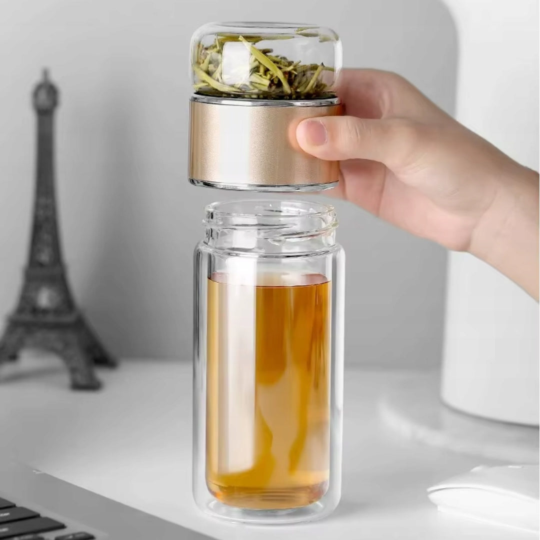 Glass Tea Bottle 420 ml with Infuser – Borosilicate, Thermal Manufacturer code 5901968652827