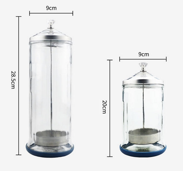 Glass container for disinfection [1500 ml capacity] Brand ManyBeauty
