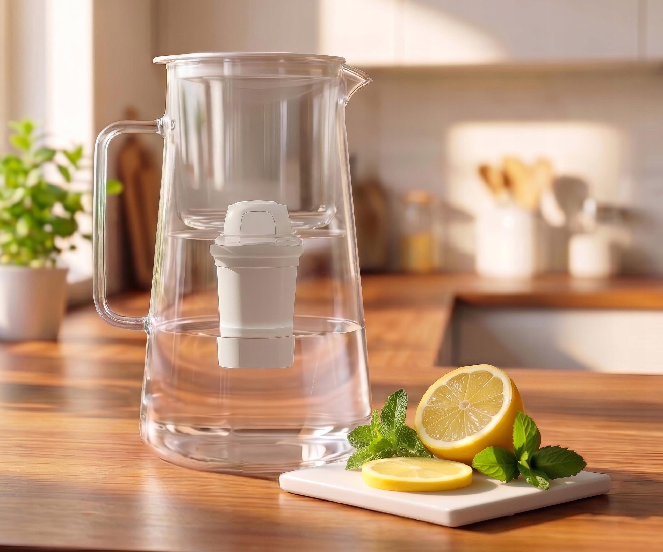 Glass filter jug AquaFloow ClassGlass 3l + 3x Class water filter Packaging status original